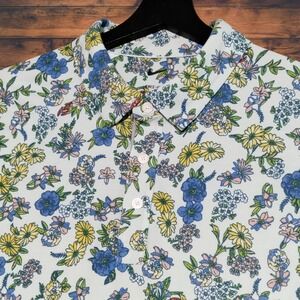 Nike Tour Dri-FIT Player Floral Golf Polo Shirt Mens LARGE Colorful DH0940 394